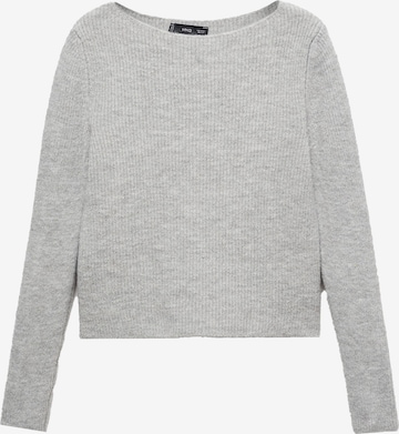 MANGO Pullover 'ROSA' i grå: forside