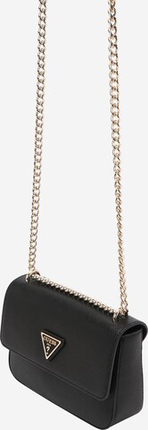 GUESS - Mala de ombro em preto: frente