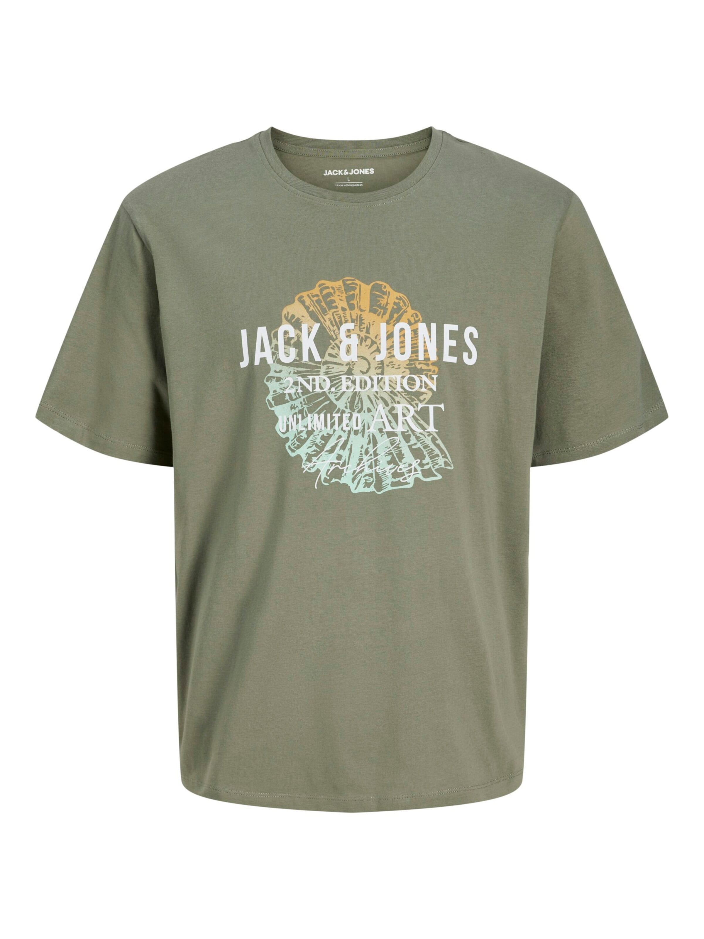 JACK & JONES Shirt in Green: front