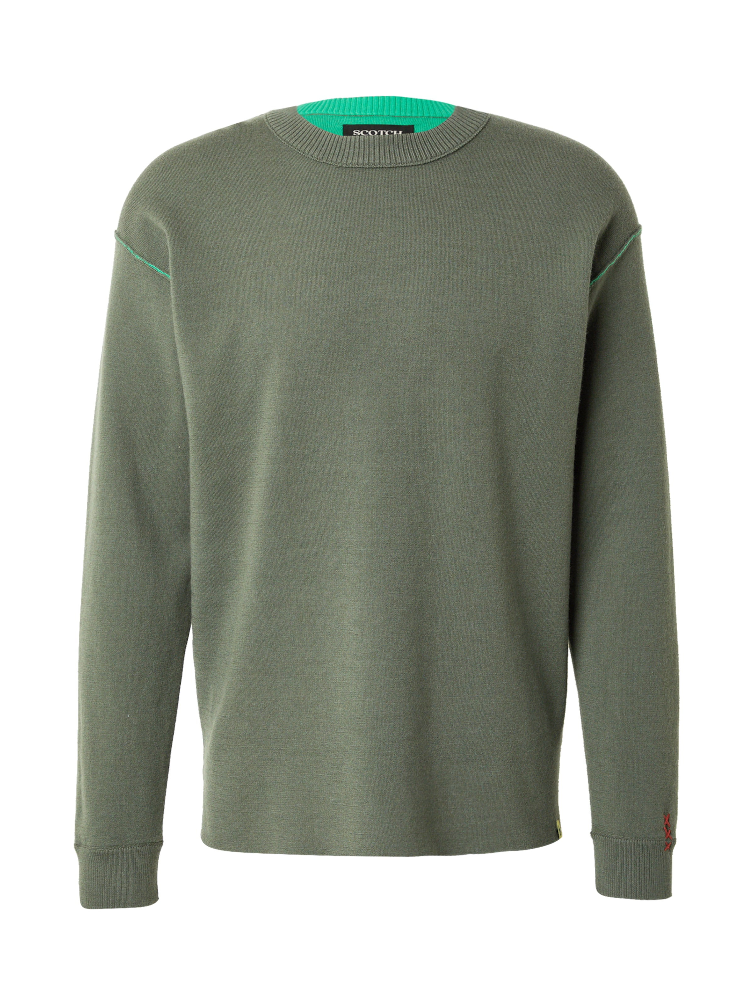 Pull-over SCOTCH & SODA en vert : devant