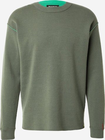 SCOTCH & SODA Neulepaita värissä vihreä: etupuoli