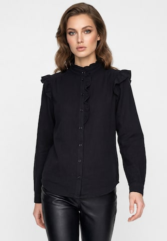 COBIE - Blusa 'Fashion Look' em preto: frente