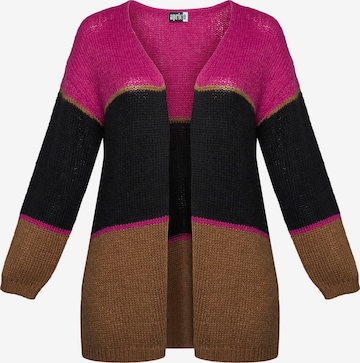 Aprico Knit Cardigan in Pink: front