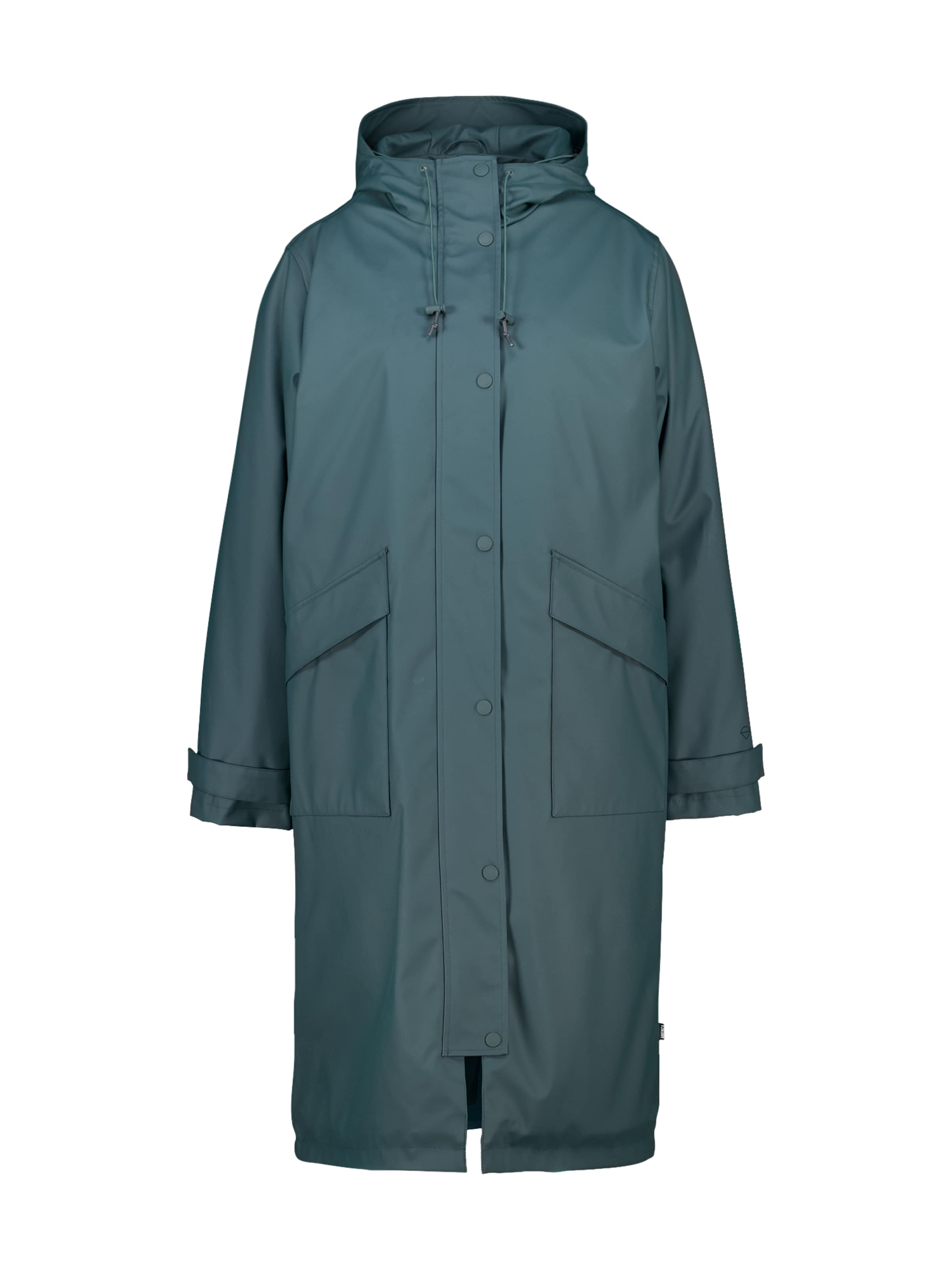 America Today Raincoat in Green: front