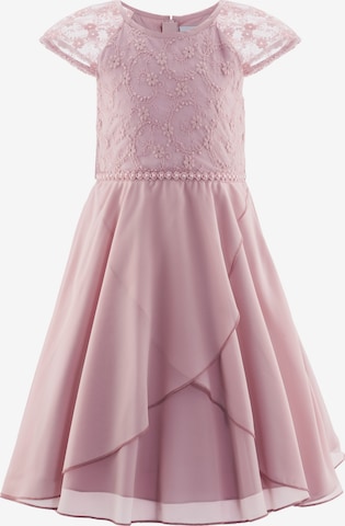 happy girls Mekko värissä vaaleanpunainen: etupuoli