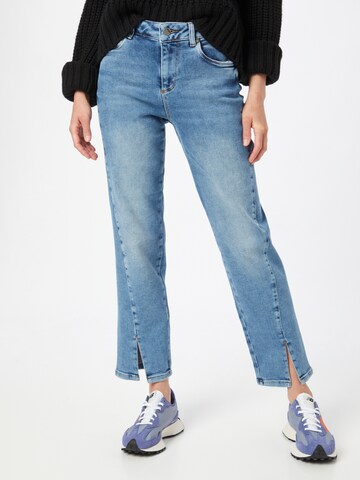 PULZ Jeans Regular Jeans 'EMMA' in Blauw: voorkant