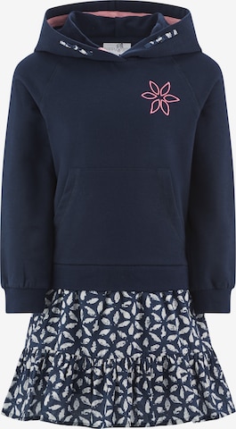 Robe happy girls en bleu : devant