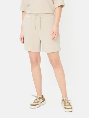 CAMEL ACTIVE Loose fit Pants in White: front
