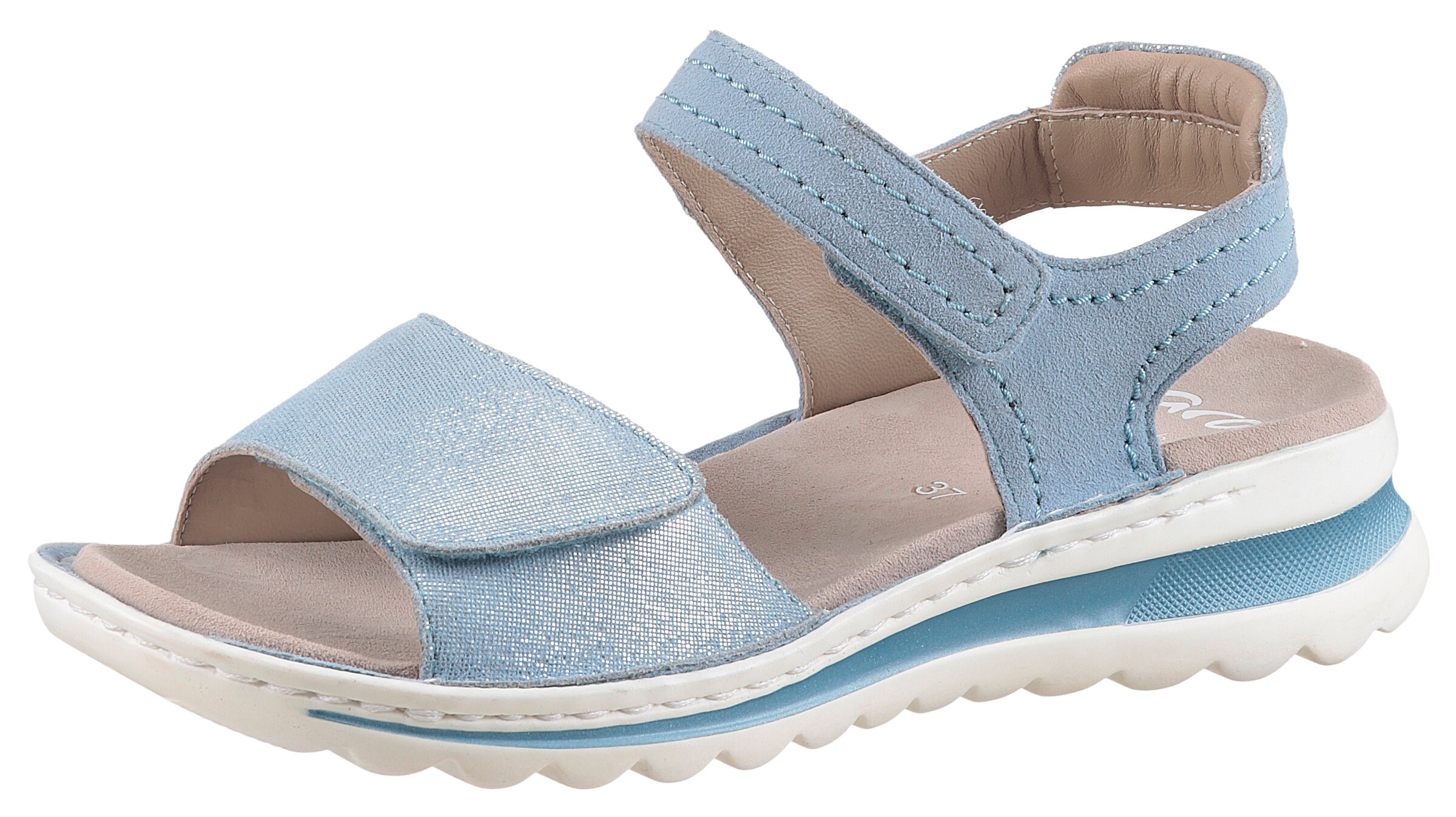 ARA Sandals 'Tampa' in Blue: front