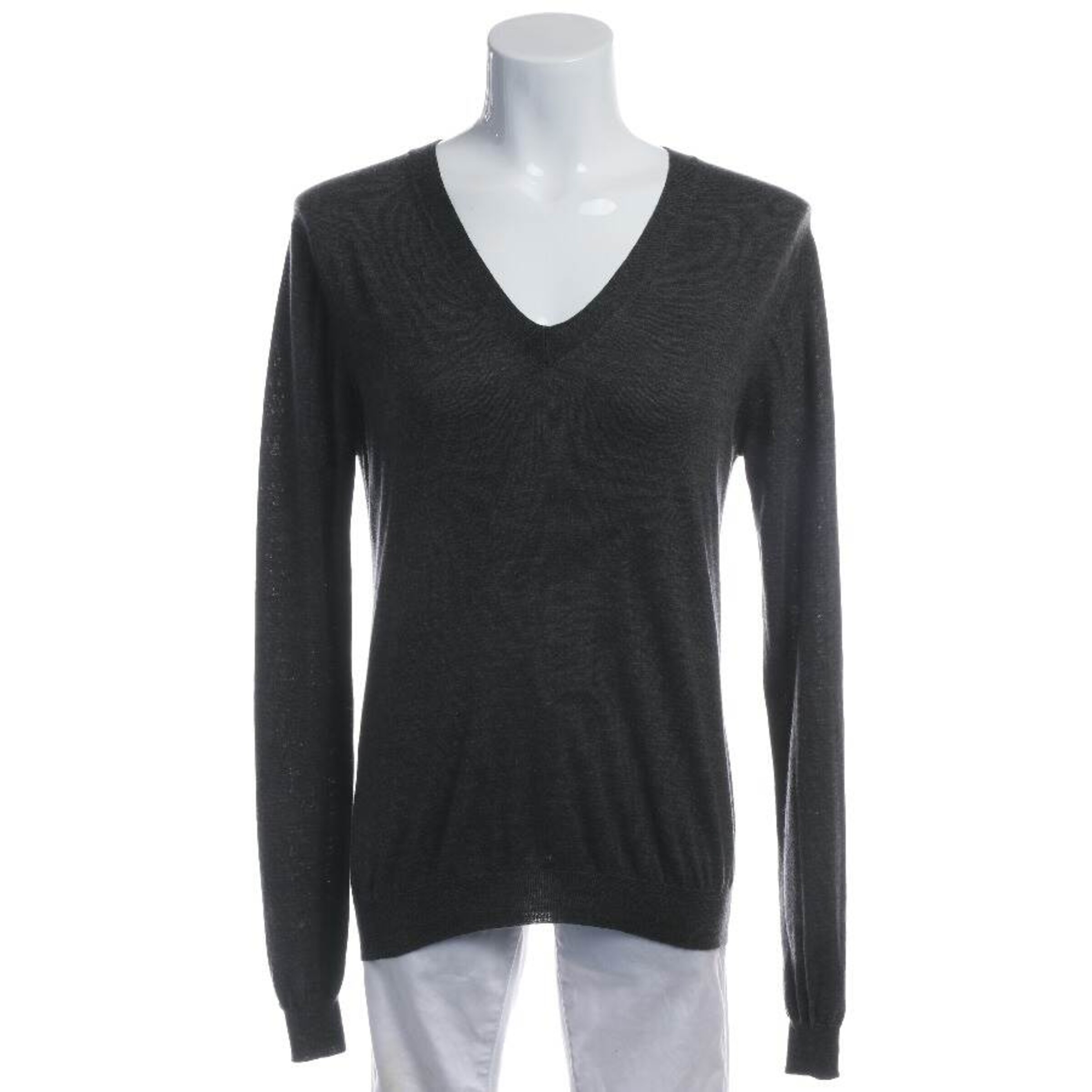 Hemisphere Sweater & Cardigan in M in Grey: front