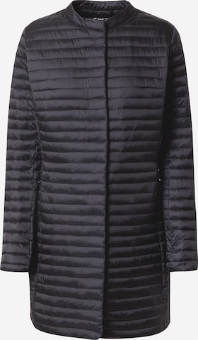SAVE THE DUCK Between-Seasons Coat 'CELIA' in Black: front