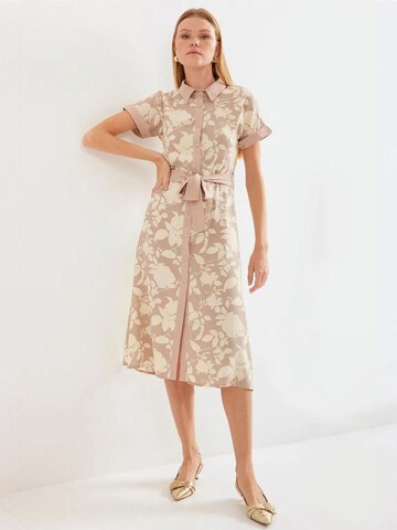 Bigdart Shirt dress 'Midi' in Beige
