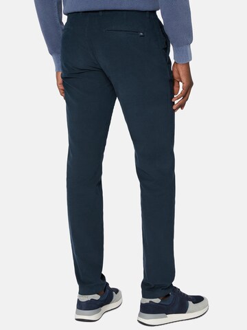 Regular Pantalon 'Corduroy' Boggi Milano en bleu