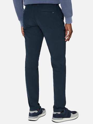 Regular Pantalon 'Corduroy' Boggi Milano en bleu