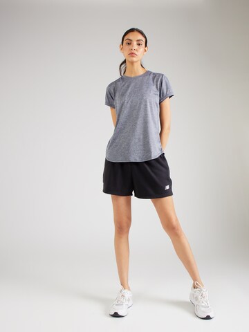 new balance Performance Shirt 'Core Heather' in Blue