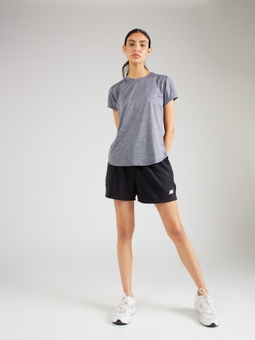 new balance Functioneel shirt 'Core Heather' in Blauw