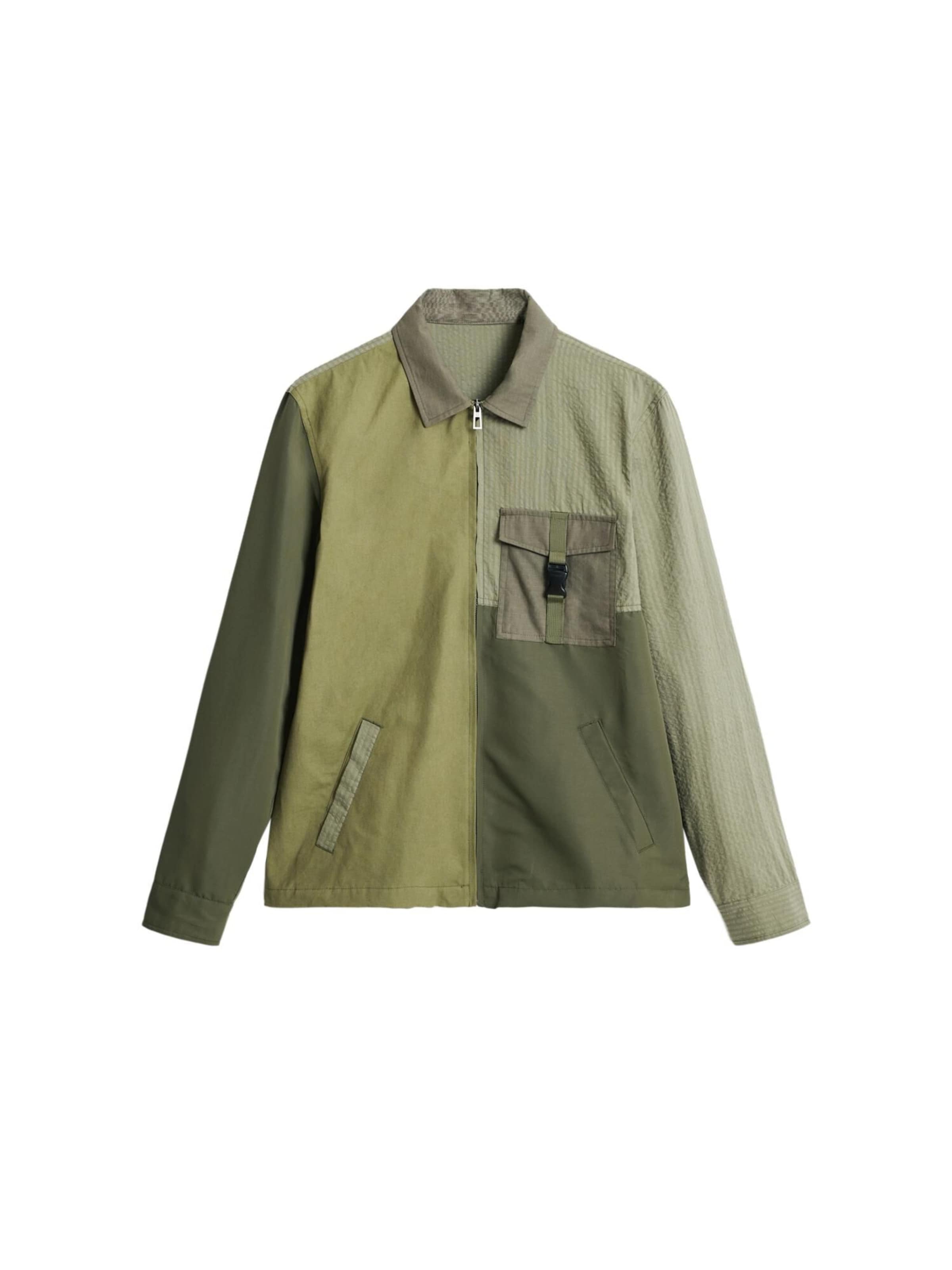 DesigualPrijelazna jakna - zelena boja: prednji dio