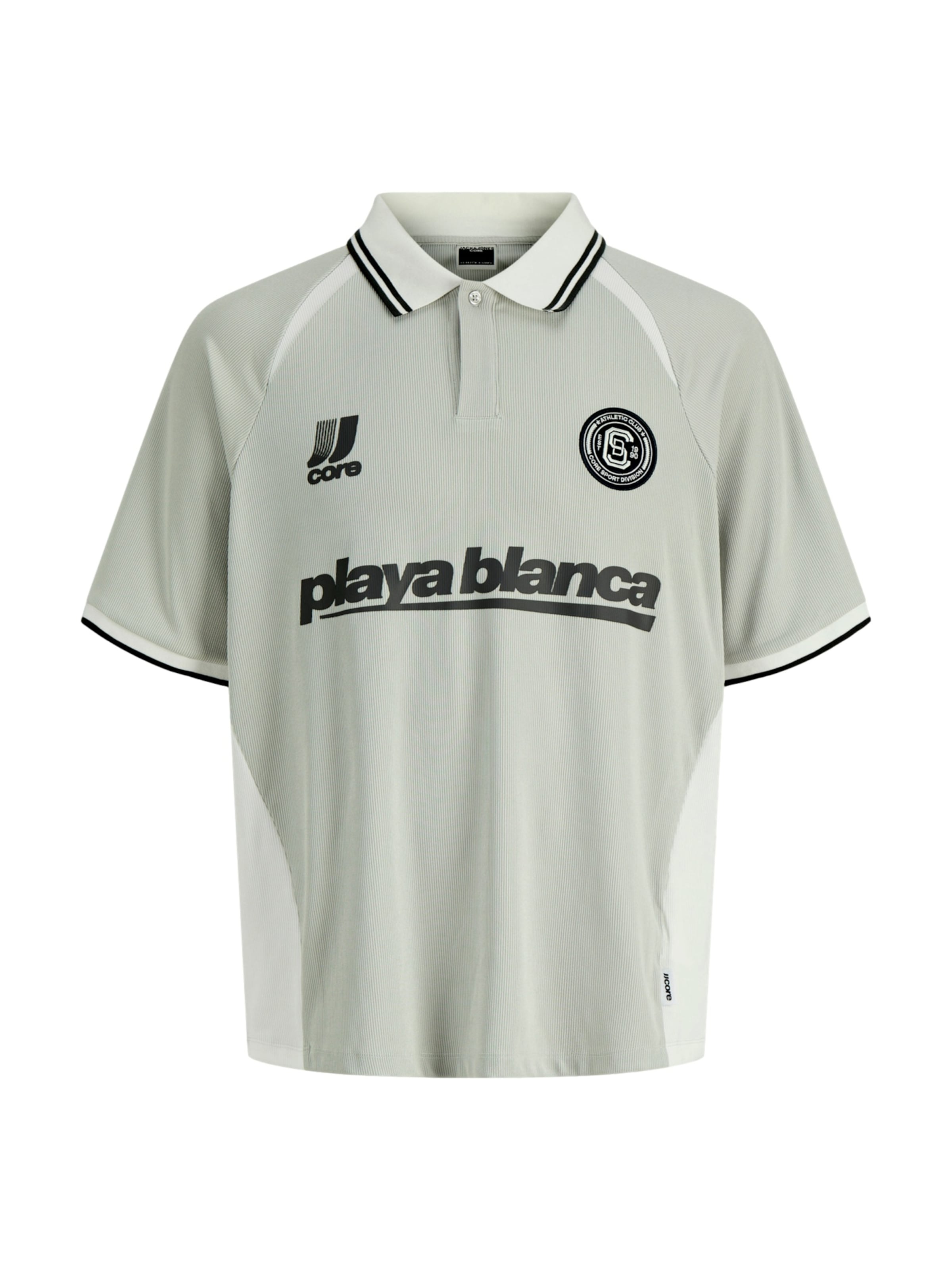 T-Shirt 'Club Ribbed Football' Jack & Jones Junior en vert : devant