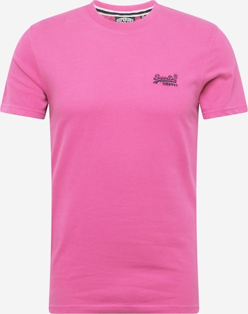 Superdry Tričko – pink: přední strana