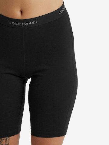 ICEBREAKER Skinny Workout Pants '200 OASIS' in Black