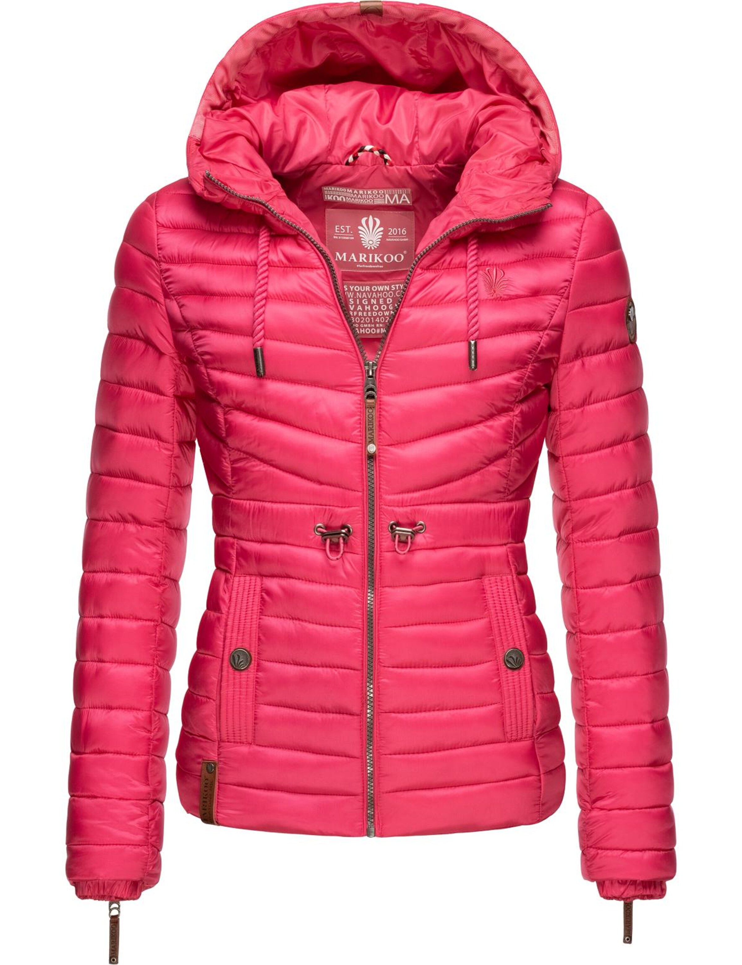 Giacca di mezza stagione di MARIKOO in rosa: frontale
