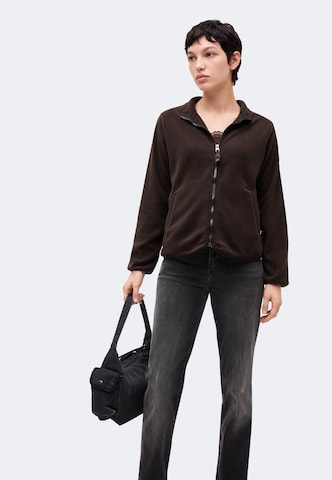 ZABAIONE Fleece jas 'Sa44lly' in Bruin