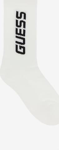 GUESS Socks in White: front