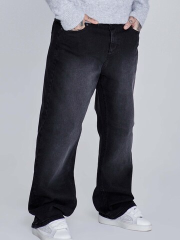 SikSilk Loose fit Jeans 'Loose Fit Jeans' in Black