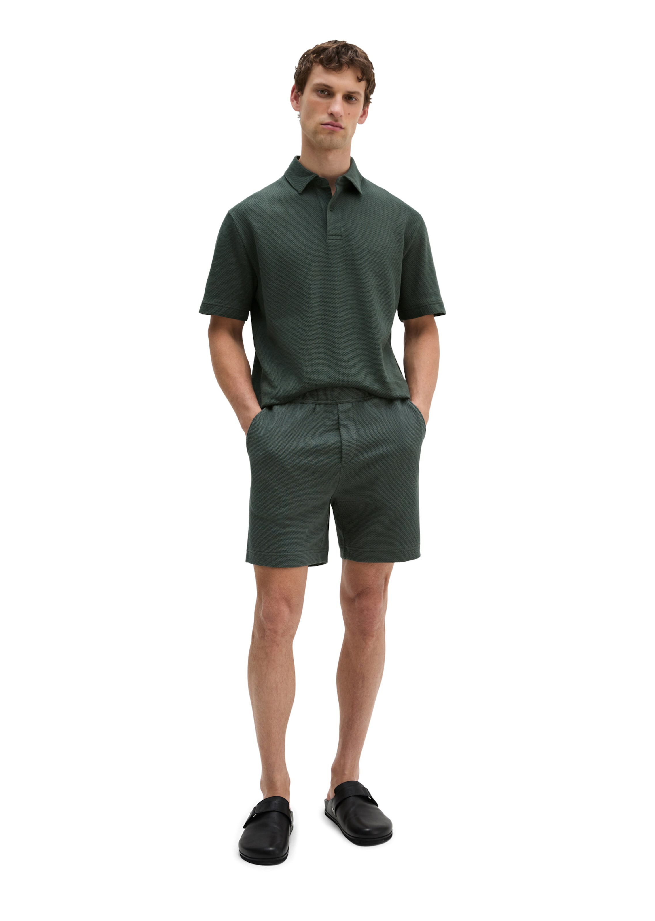 Marc O'Polo Regular Shorts in Grau: Vorderseite