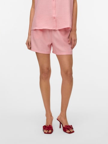 VERO MODA Loosefit Broek 'VMMelaney' in Roze: voorkant