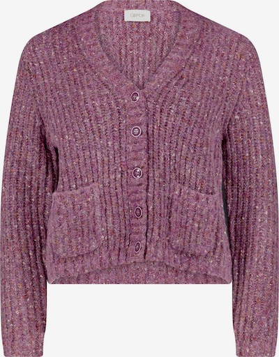 Cartoon Strick-Cardigan mit V-Ausschnitt in XS in lila, Produktansicht