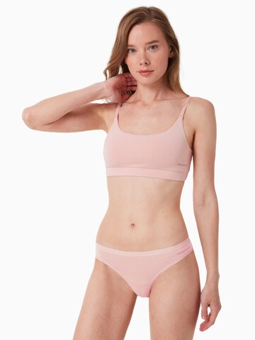 Organication Bralette Bra in Pink