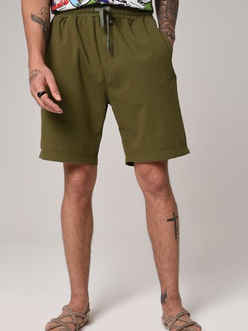 Loosefit Pantalon Antioch en vert