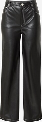 VIERVIER Loose fit Pants 'Betty' in Black: front