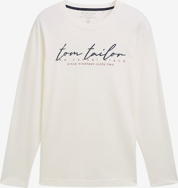 TOM TAILOR Tričko – bílá: přední strana