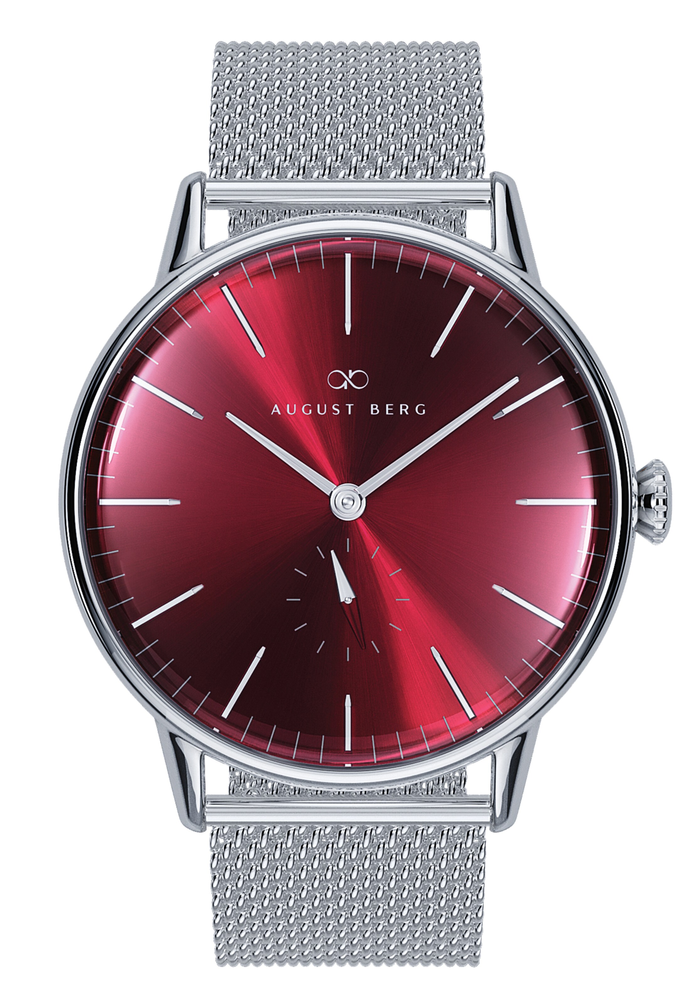 Frauen Uhren August Berg Uhr 'Serenity  40mm' in Rot, Bordeaux, Burgunder - IX26998
