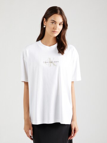Calvin Klein Jeans Shirt in White: front