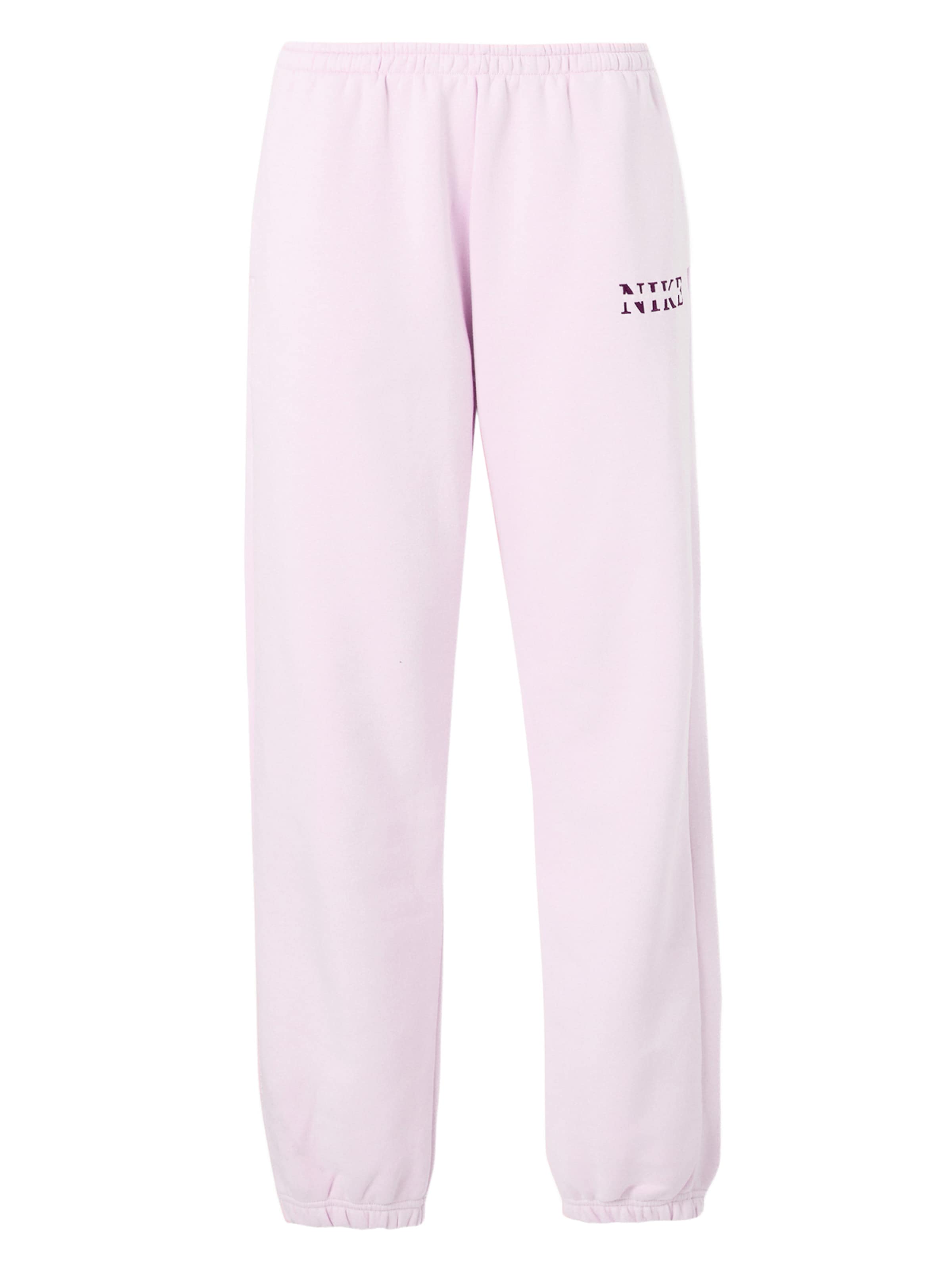 Nike Sportswear Tapered Παντελόνι 'PHNX FLC' σε ροζ: μπροστά