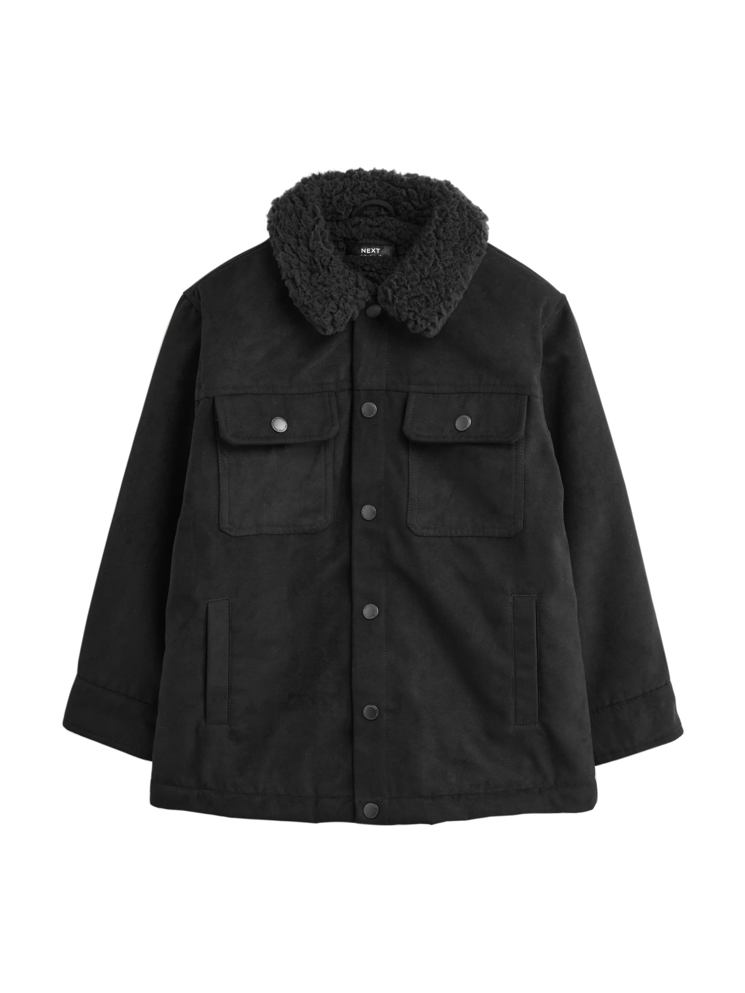 Next Between-season jacket in Black: front