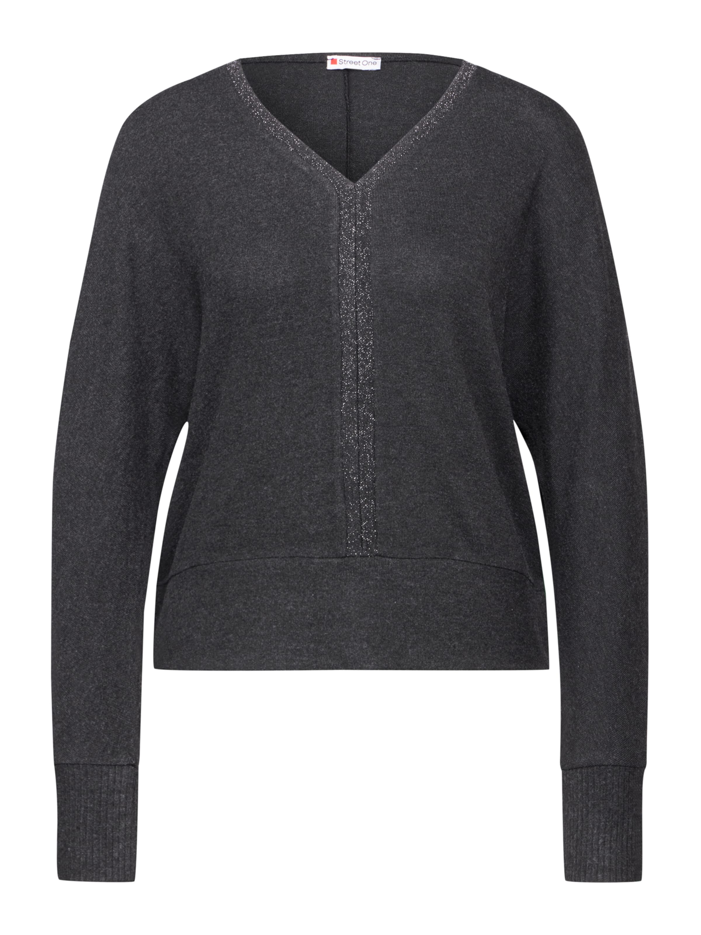 STREET ONE Pulóver - szürke: elől