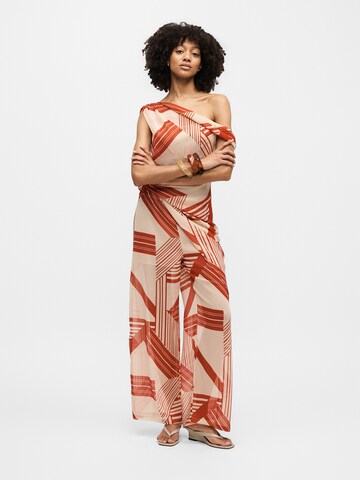 TOPSHOP Wide Leg Housut 'NOEL' värissä ruskea