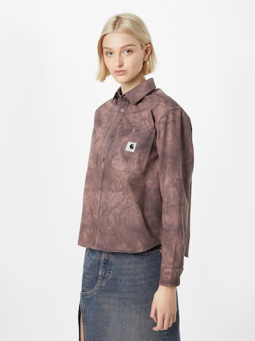 Carhartt WIP Bluse in Lila: predná strana