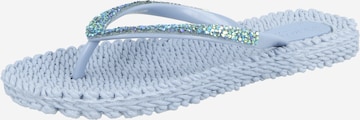 Flip-flops de la ILSE JACOBSEN pe albastru: față