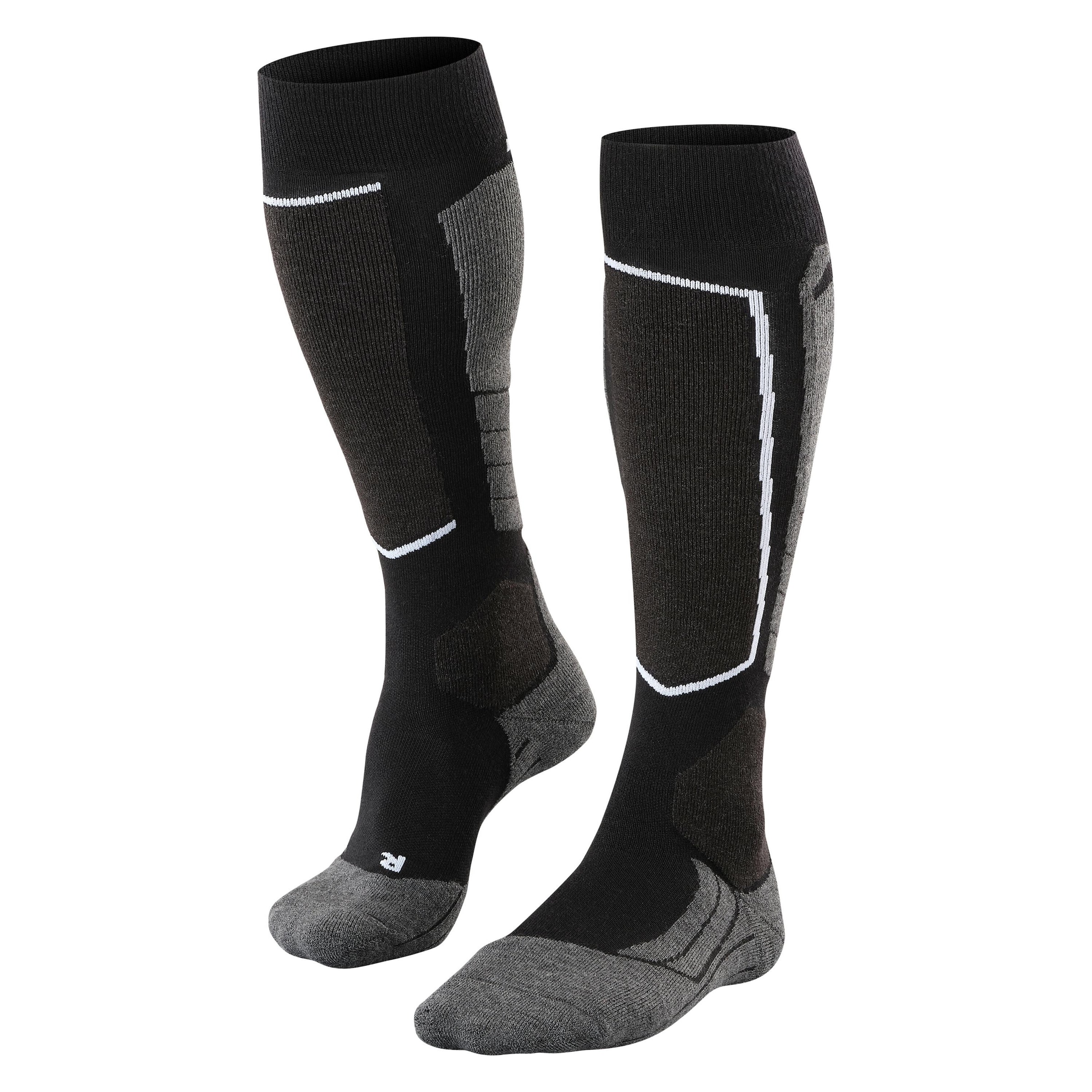 FALKE Athletic Socks in Black: front