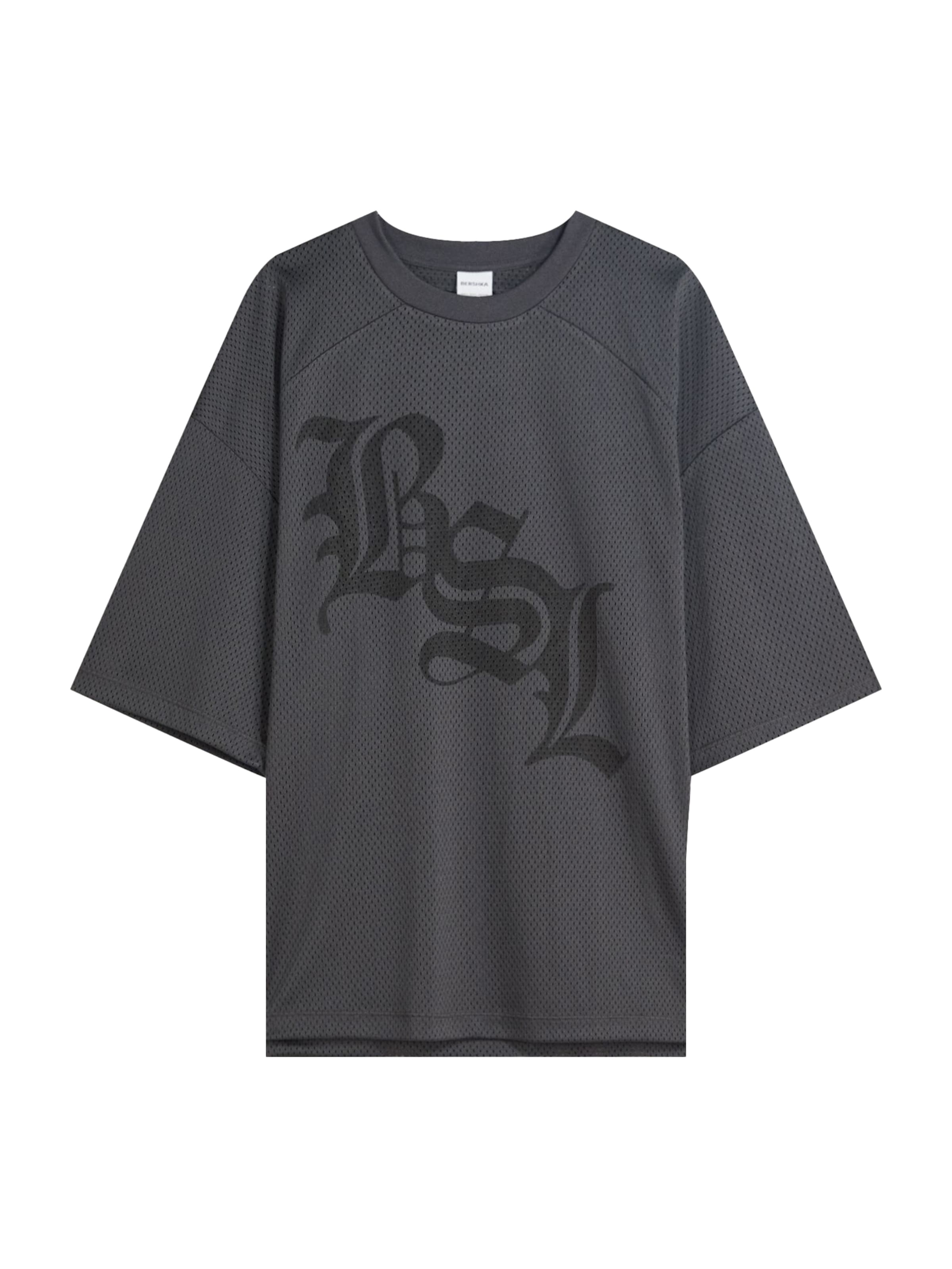 T-Shirt Bershka en gris : devant