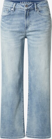 DENHAMWide Leg/ Široke nogavice Traperice 'BARDOT' - plava boja: prednji dio