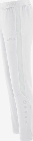 JAKO Slimfit Sporthose in Weiß