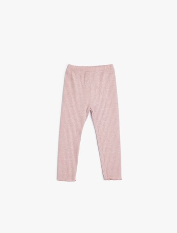 Koton Skinny Leggings in Pink: front