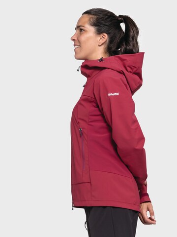 Veste outdoor ' Mountain Softshell Jk Style Blaueis WMS ' Schöffel en rouge