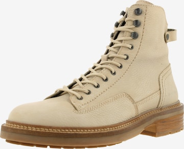 G-Star RAW Lace-Up Boots in Beige: front